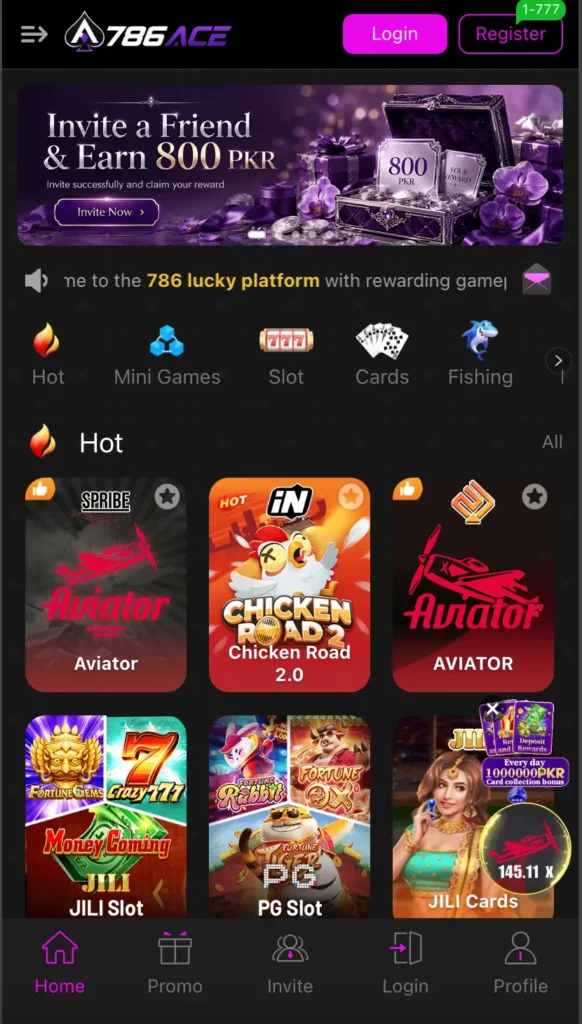 786ace game real earning app