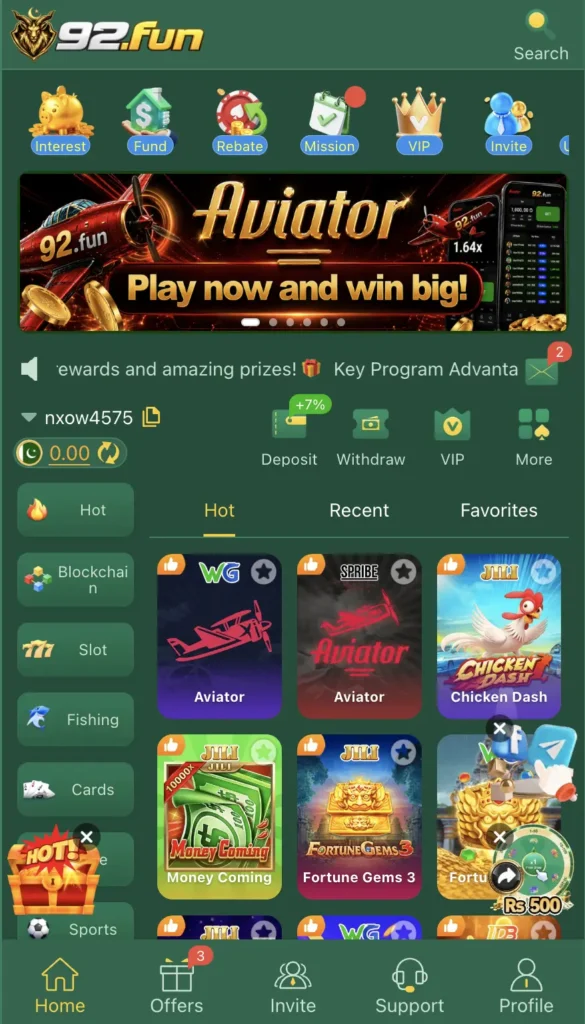 92Fun - Real Money Game