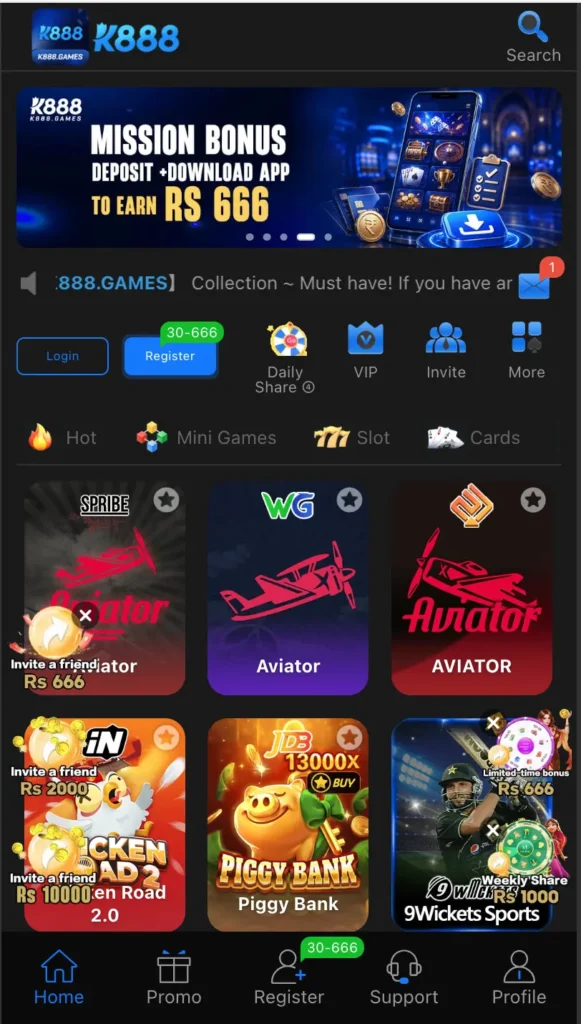 K888 Game - Earning money app