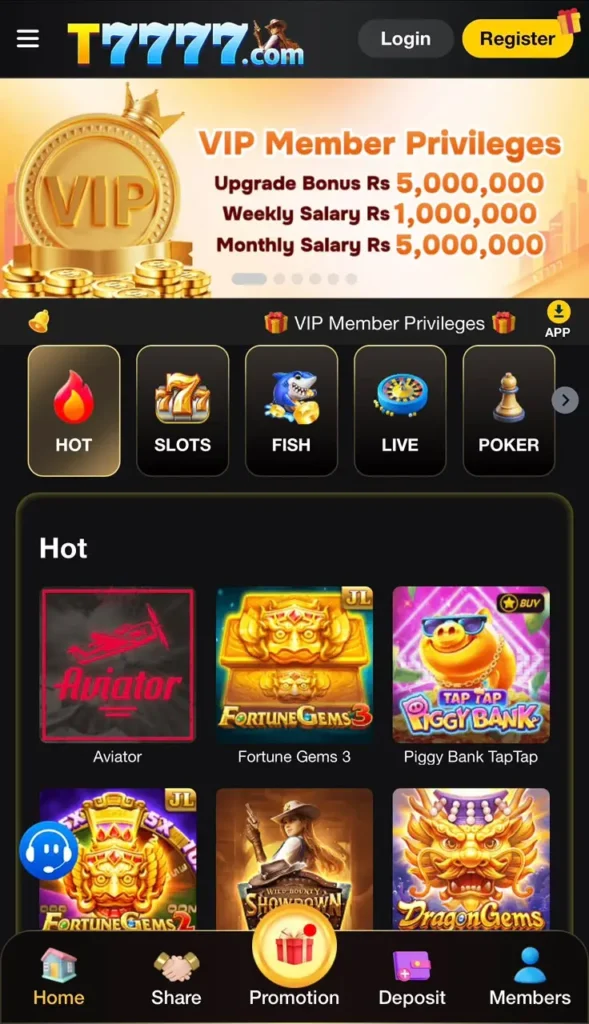 t7777 game - best earning app