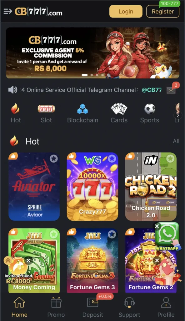 CB777 Game - Real Money App