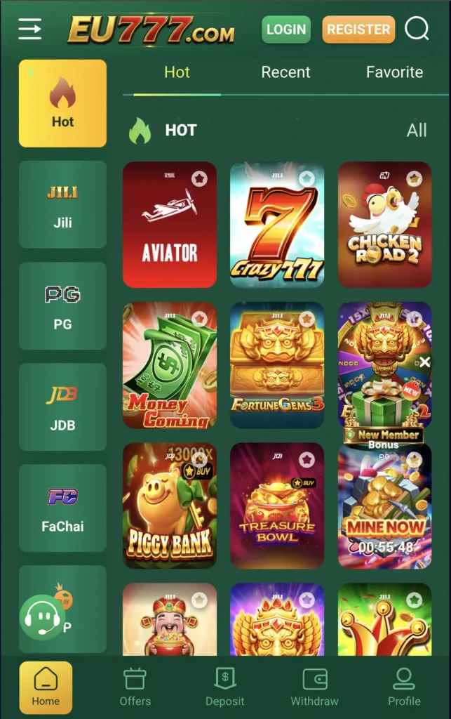 EU777 Game - Online Earning App