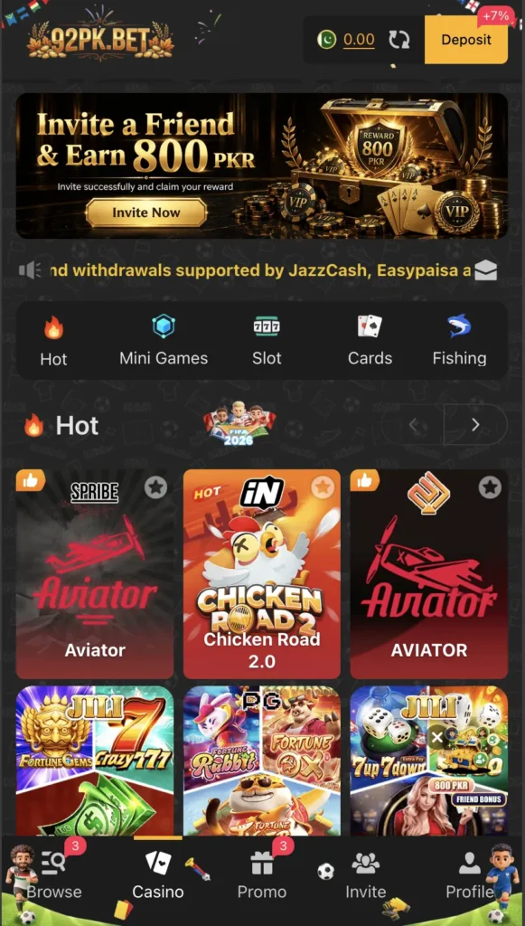 92PK Game - Real Money App