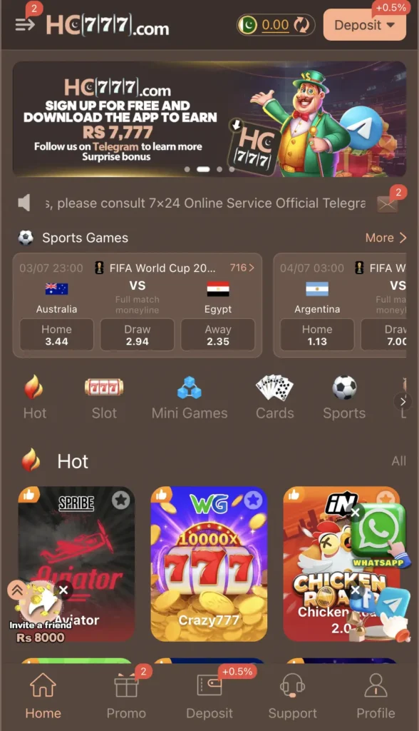 HC777 Game - Real Money App