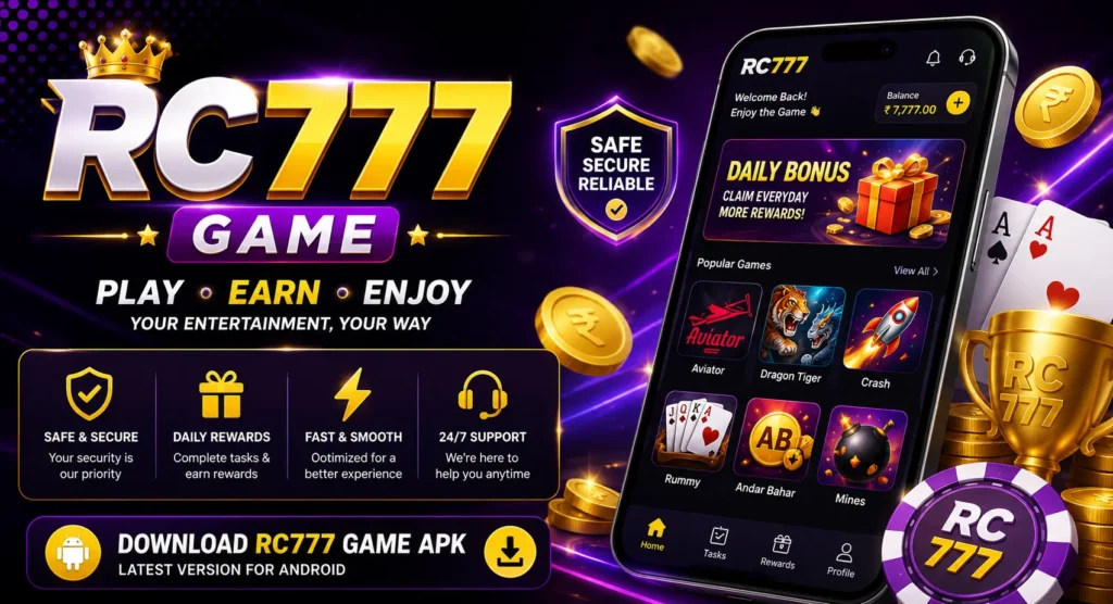 RC777 Game - New Earning App