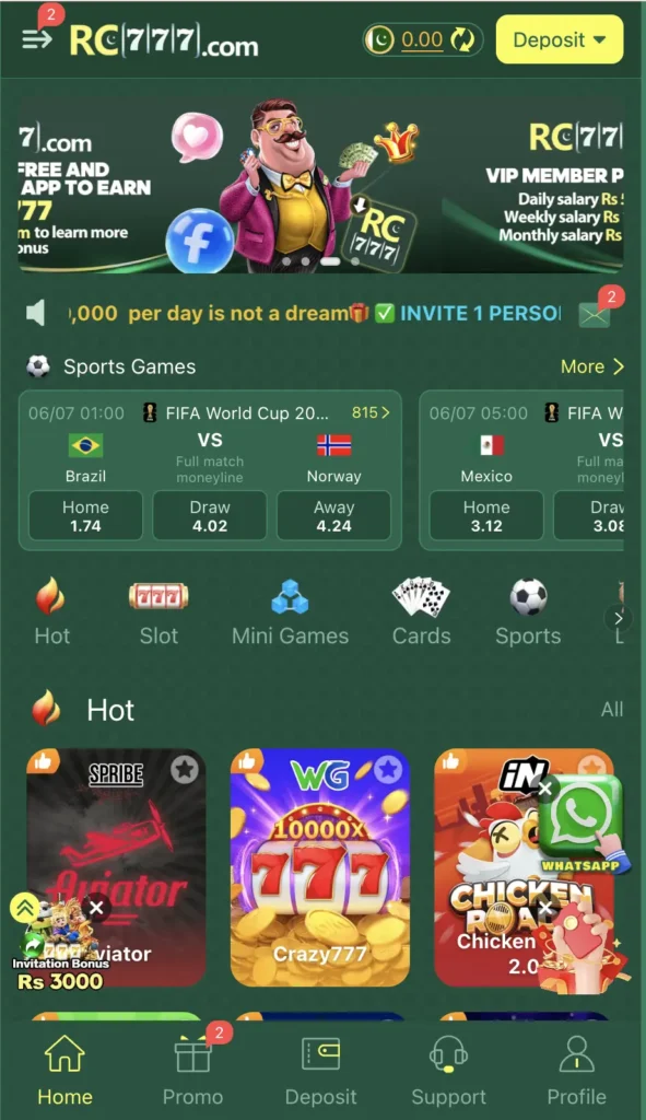 Rc777 Game - Real Money App