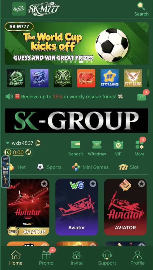 SKM777 Game - Real Money App