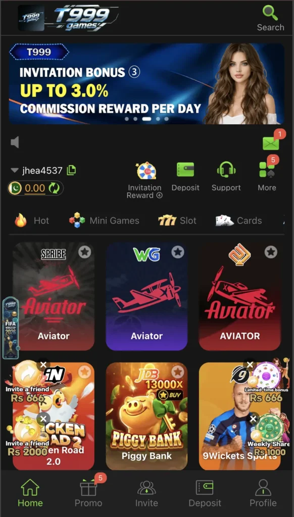 T999 Game - Real Money App