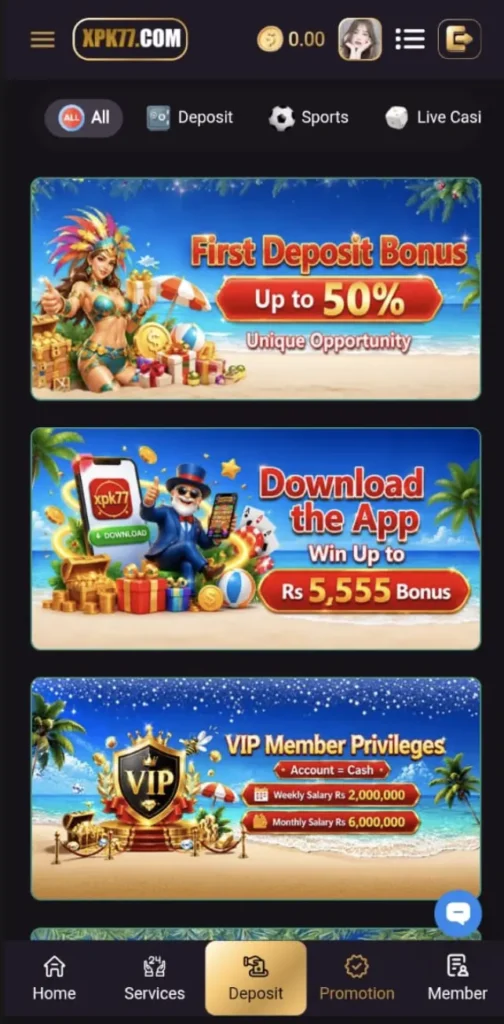 XPK77 Game App